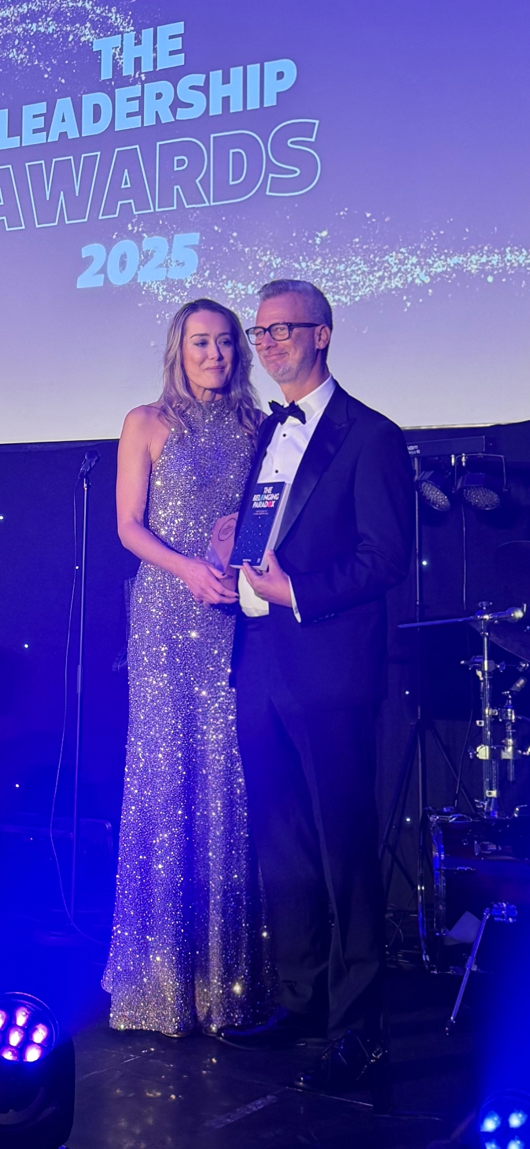 Danny Gal receiving the Leadership Book Award 2025